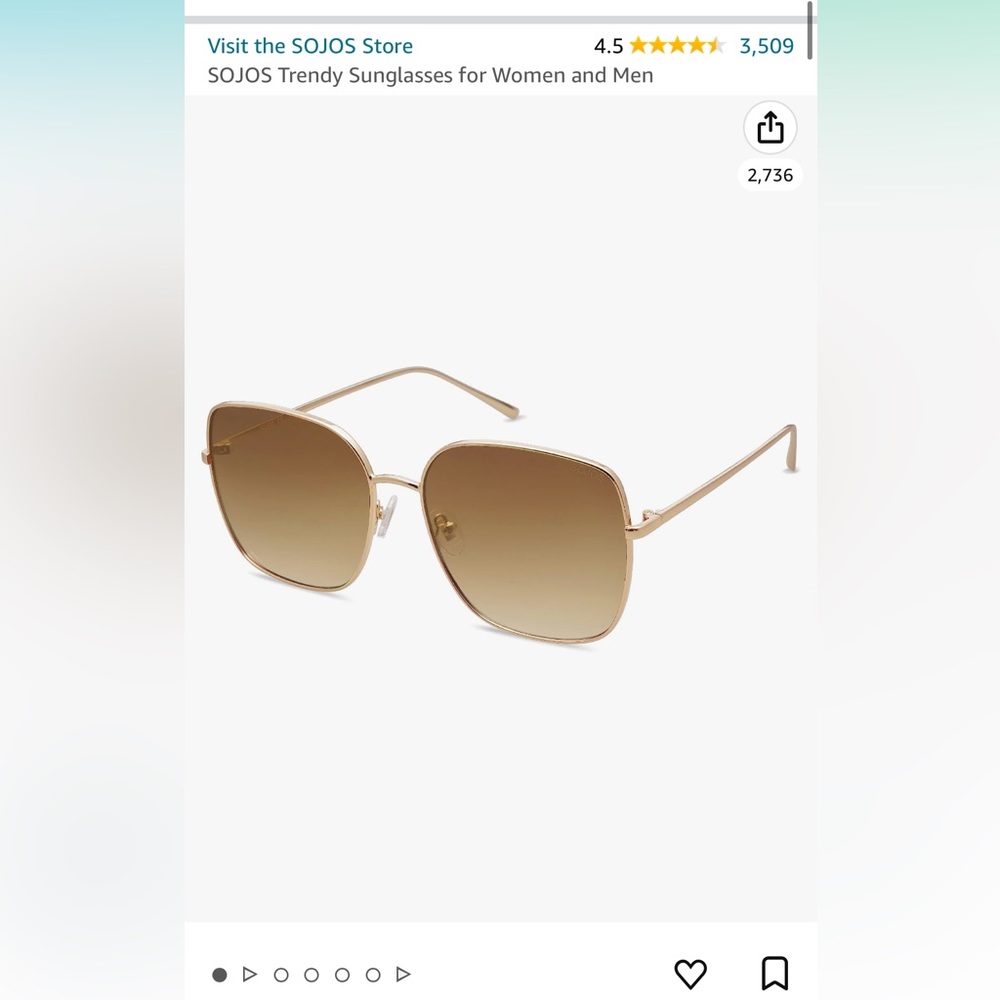 SOJOS Oversized Sunnies